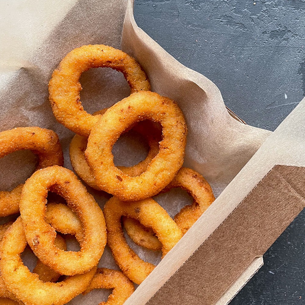 Луковые кольца + соус