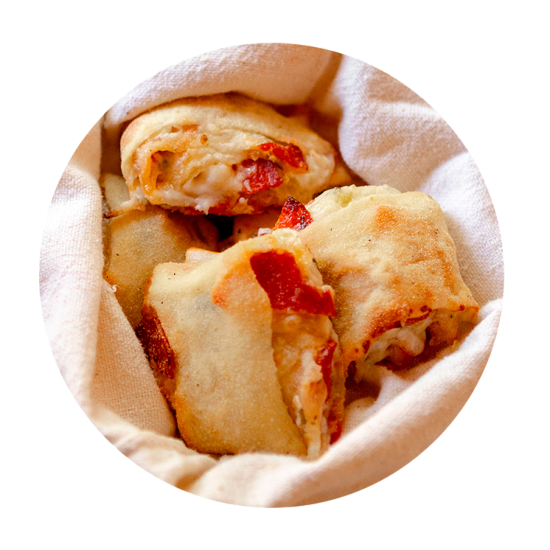 Роллы с пепперони