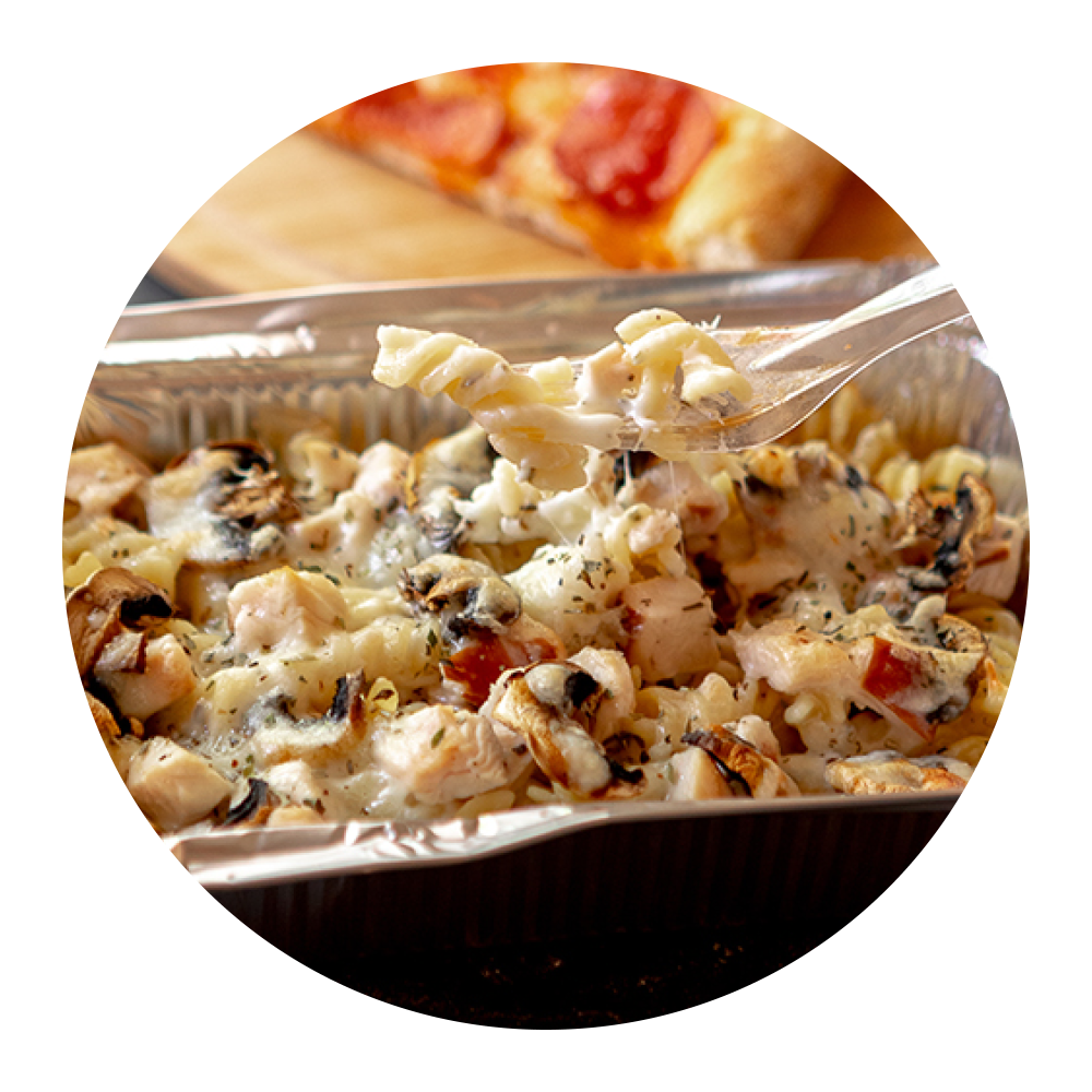 Паста «Цыплёнок и грибы»