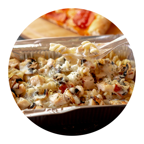 Паста «Цыплёнок и грибы»