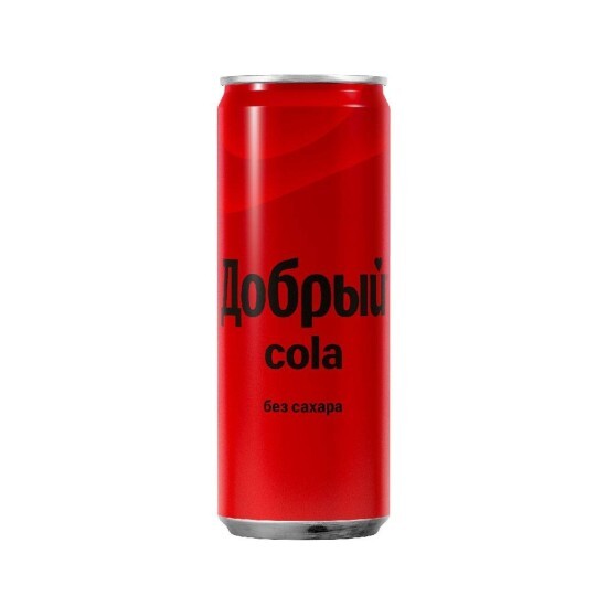 Добрый 0,33 Cola Без сахара